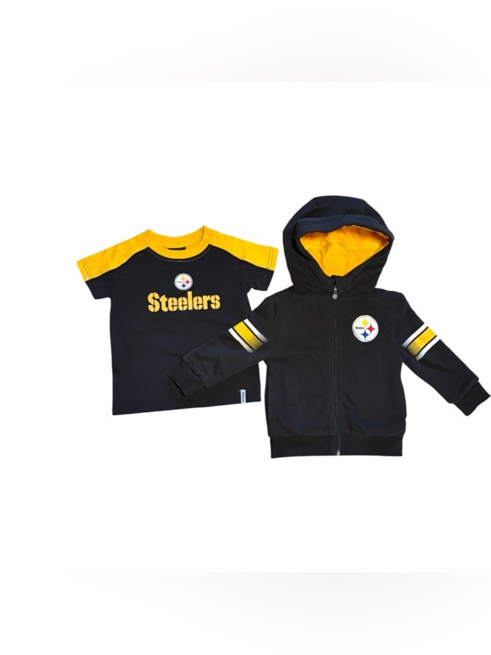 Vintage Pittsburg Steelers Toddler T-Shirt / Hoodie/Stuffy Pack - 2T&4T 🟡⚫️🏈